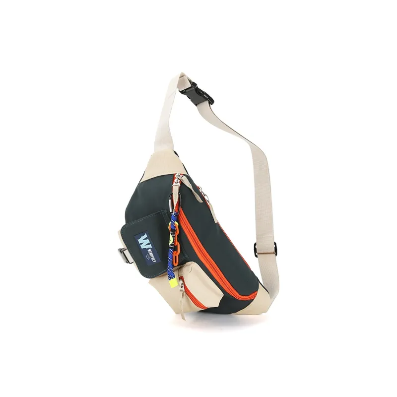 Wenpercy Nylon Sports Travel Crossbody Shoulder Bag Regular Unisex Multicolor-1