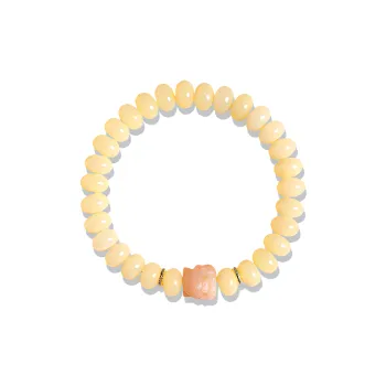 JOYDINNY White Jade Bodhi Bracelets Women's