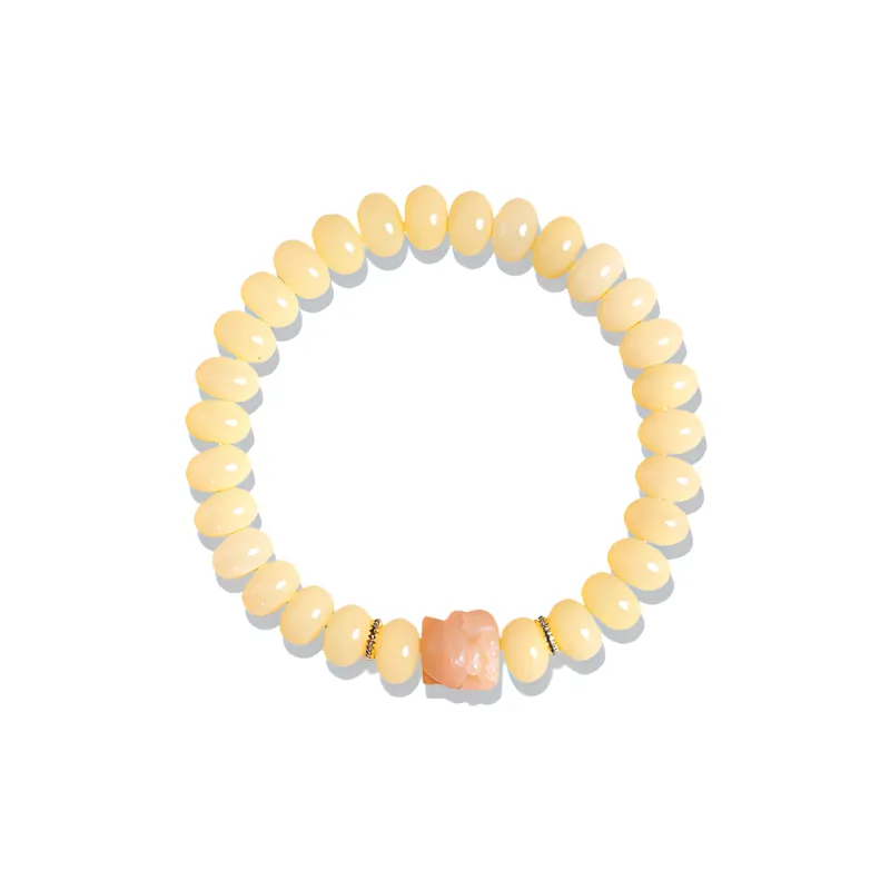 JOYDINNY White Jade Bodhi Bracelets Women's-0