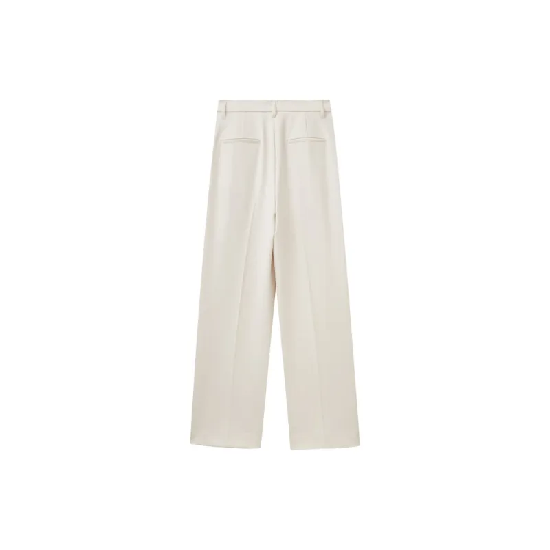 SHUIYUNJIAN Casual Pants Women's Ivory White-1