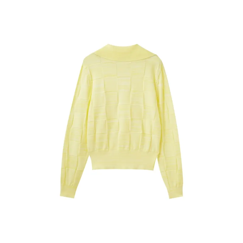 SHUIYUNJIAN Knitwear Women's Champagne Yellow-1