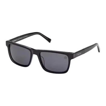 Timberland Acetate Square Sunglasses Men's Black