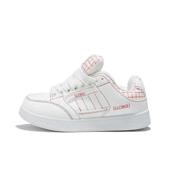 Medd Height Increasing Low Top Skateboard Shoes Women's White Rainbow
