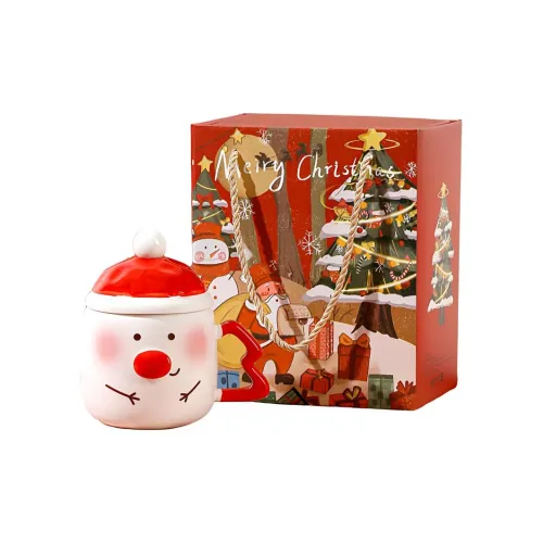 OFFICE NOKI Creative Santa Claus Companion Gift Large Capacity Cup Gift Box Set
