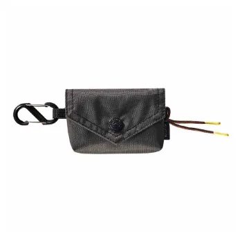 GAGA EQUIPMENT Nylon Fabric Envelope Bag Card Holder Mini Unisex Gray