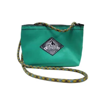 GAGA EQUIPMENT Nylon Fabric Shoulder Bag Crossbody Bag Mini Unisex Emerald Green