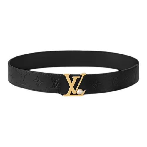 LOUIS VUITTON Lv Initiales Pearls 40mm Reversible Belt