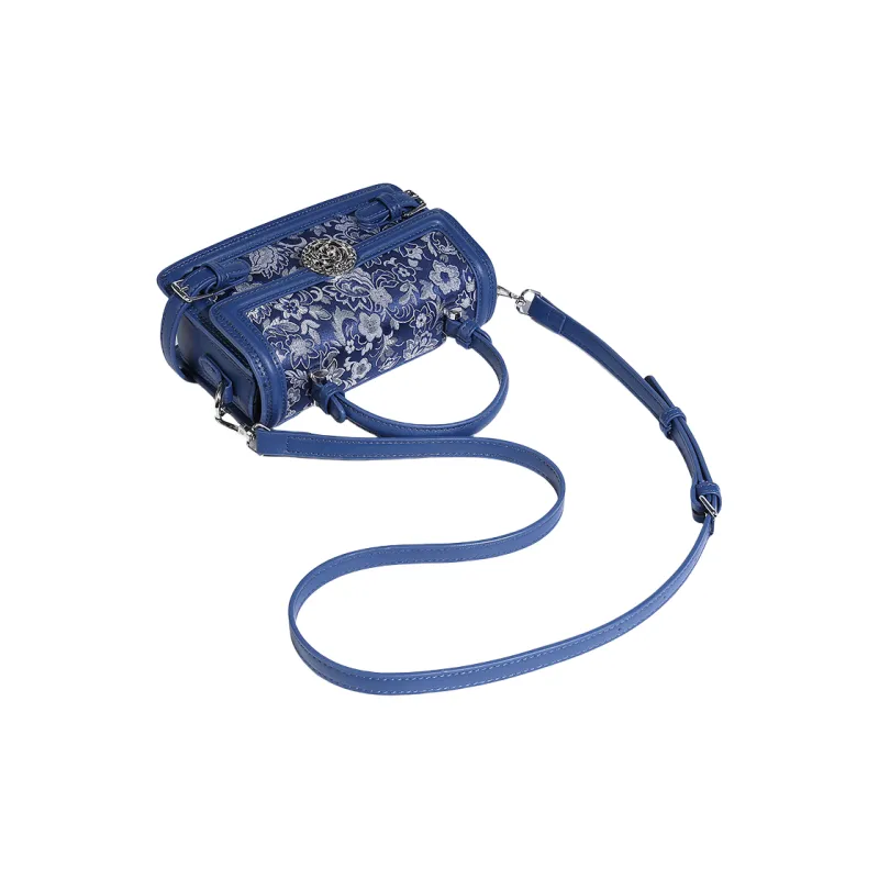 OCTSUI PU One Shoulder Handbag Regular Women's Blue-4