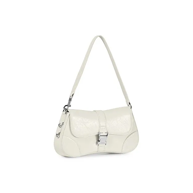 HXXXXS Cow Leather Shoulder Bag Women's Black-2