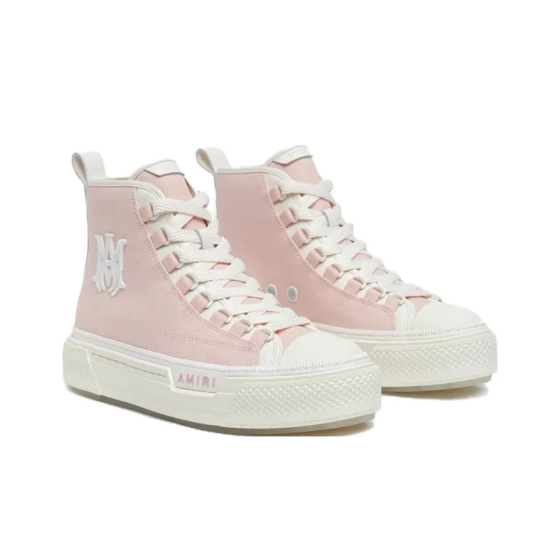 AMIRI Ma Court Hi High Top Skateboard Shoes Women's Pink-2