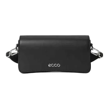 Ecco Cow Leather Shoulder Bag Crossbody Handbag Shoulder Bag Small Size Women's Black