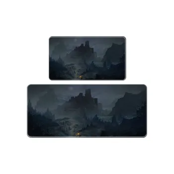 GULAN Extra Large Gaming Thin Style G20 Precision Lock Edge Natural Rubber Sole Mouse Pads