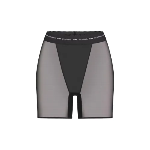 Skims X Dolce&Gabbana Ultra Fine Mesh Boxer Onyx