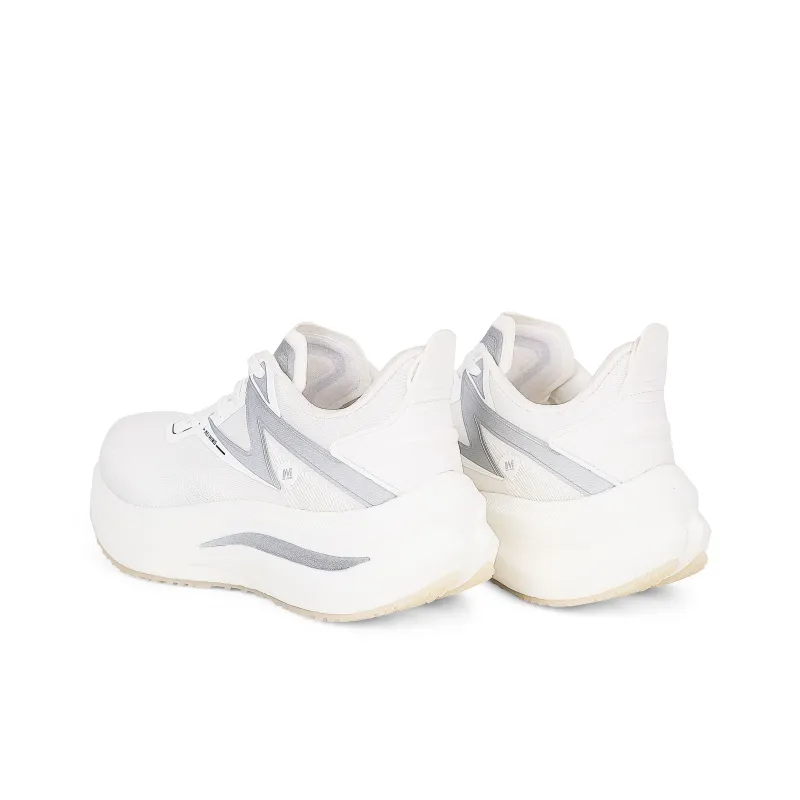 WEIMING Anti Slip Wear Resistant Low Top Carbon Plate Running Shoes Unisex Moon White-4