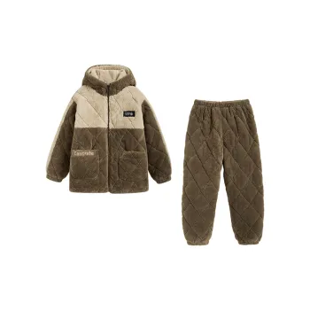 QINZUIMAO Pajama Set Women's Olive Green