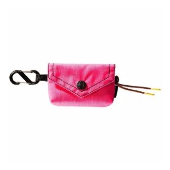 GAGA EQUIPMENT Nylon Fabric Envelope Bag Card Holder Mini Unisex Pink