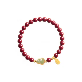 MAGICPOLE Reconstructed Cinnabar Bracelets Women's