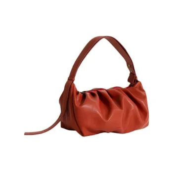 ALICE MARTHA Artificial Leather Handbag Shoulder Bag Women's Brick Red
