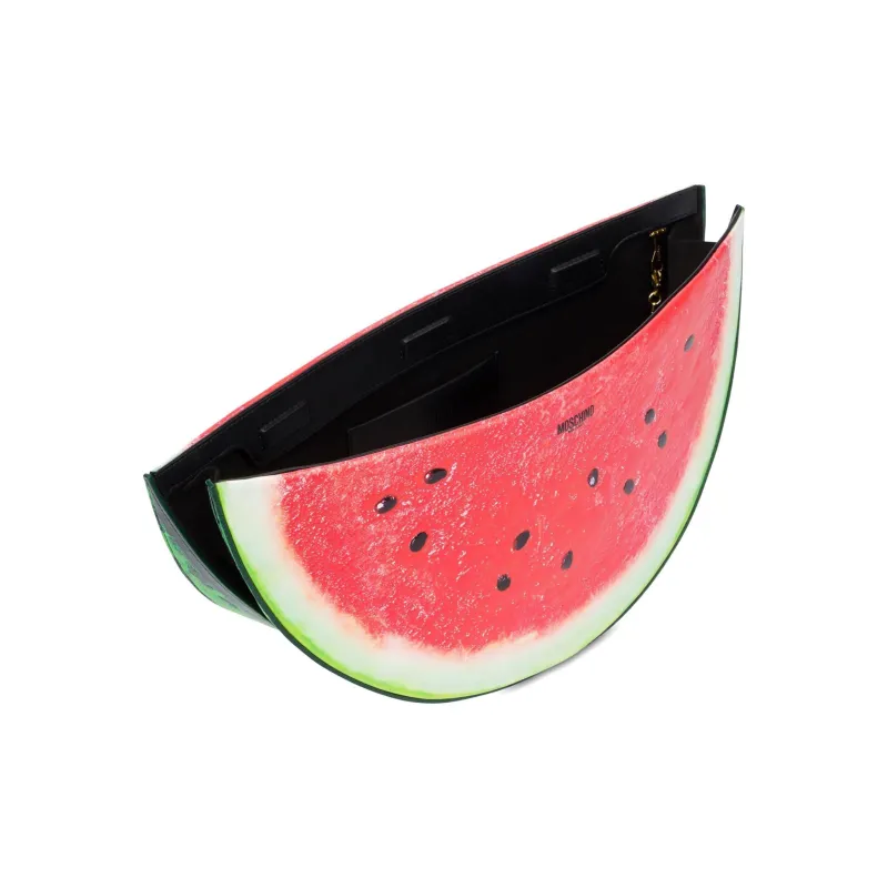 MOSCHINO Watermelon Motif Clutch Bag-2