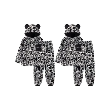 Lan Miao Pajama Set Unisex Black