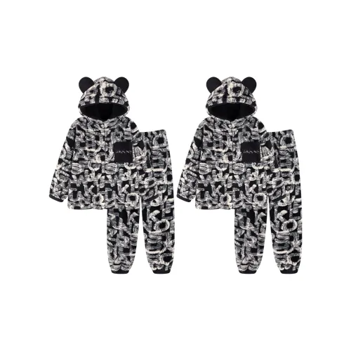 Lan Miao Pajama Set Unisex Black