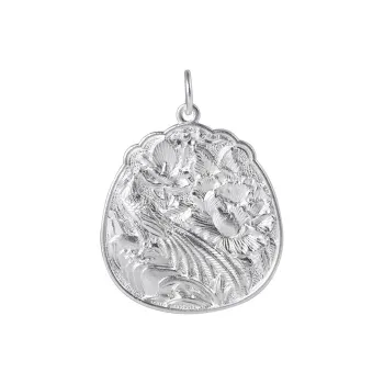 JINLUWANG 999 Fine Silver Pendants Unisex