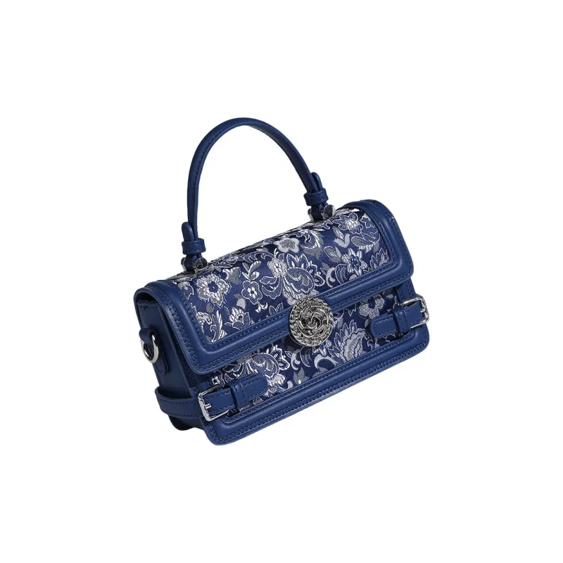 OCTSUI PU One Shoulder Handbag Regular Women's Blue-1