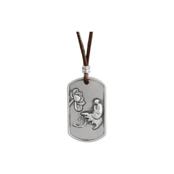 CUTE DAME S999 Sterling Silver Necklaces Unisex Silver