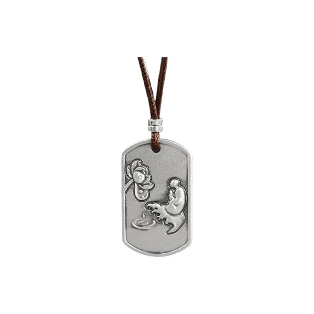 CUTE DAME S999 Sterling Silver Necklaces Unisex Silver-0
