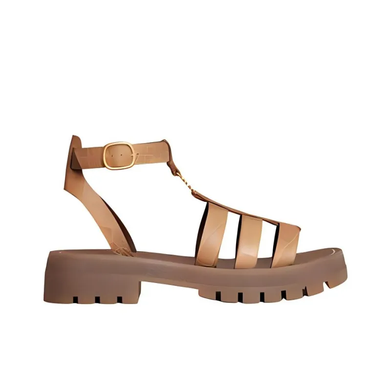CELINE Roman Sandals Women's Umber-1