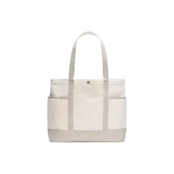 Lululemon Cotton Tote Bag Shopping Bag Handbag Unisex White