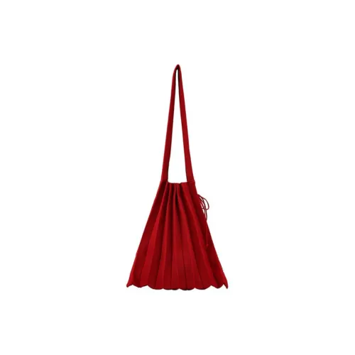JOSEPH&STACEY Polyester Handbag Shoulder Bag Medium Size Women's Deep Red
