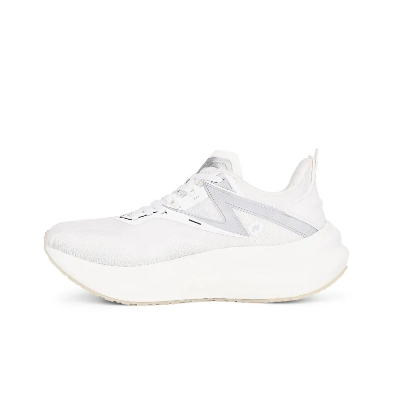 WEIMING Anti Slip Wear Resistant Low Top Carbon Plate Running Shoes Unisex Moon White-0