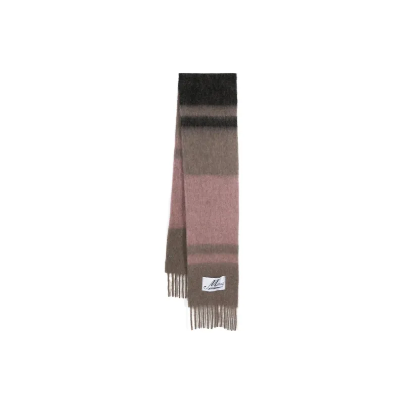 MARNI Striped Brushed Scarf-0