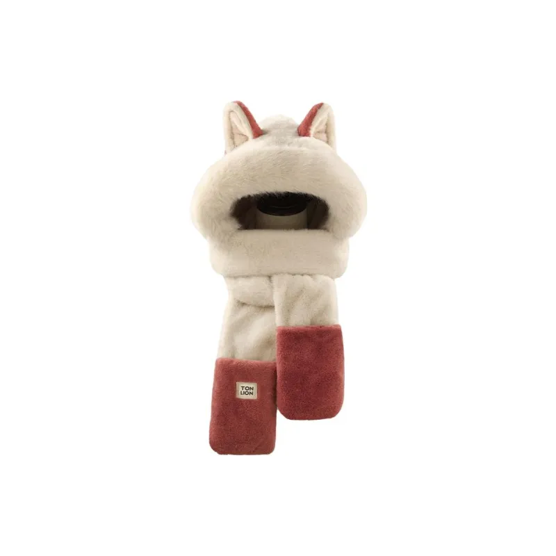 Tonlion Polyester Hoods & Plush Hats Unisex-2