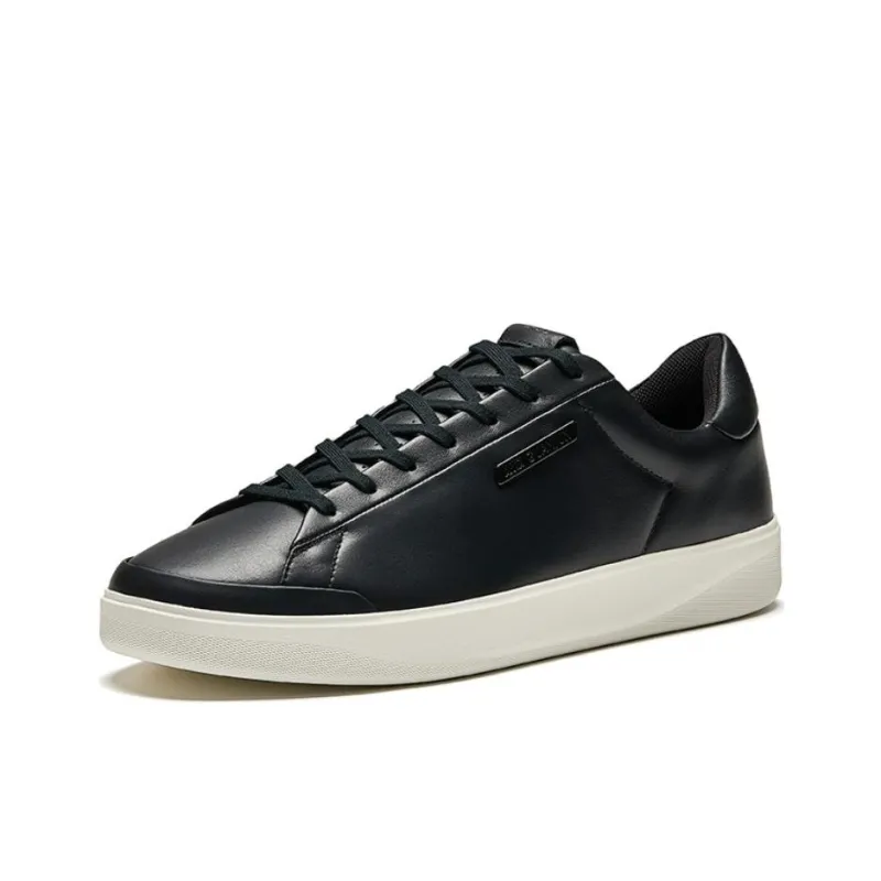 Anta Champion All Weather Series Anti Slip And Wear Resistant Lightweight Low Top Skateboard Shoes Men's Basic Black-1