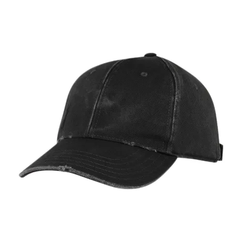 SAINT LAURENT Cotton Baseball Caps Unisex Black