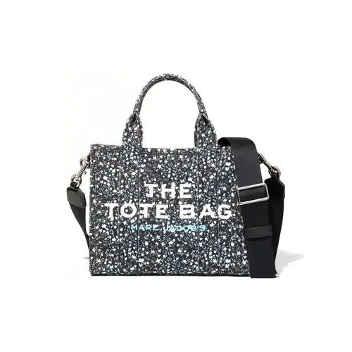 MARC JACOBS Fabric Cotton Fabric Tote Bag Shopping Bag Handbag Shoulder Bag Crossbody Bag Mini Women's Black