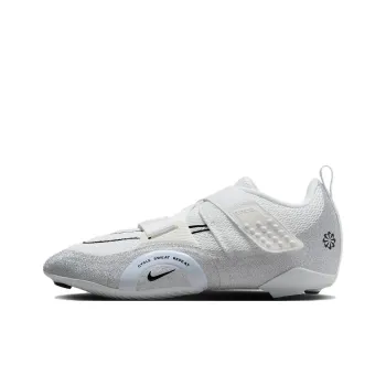 Nike SuperRep Anti Slip Wear Resistant Low Top Cycling Shoes Women's White