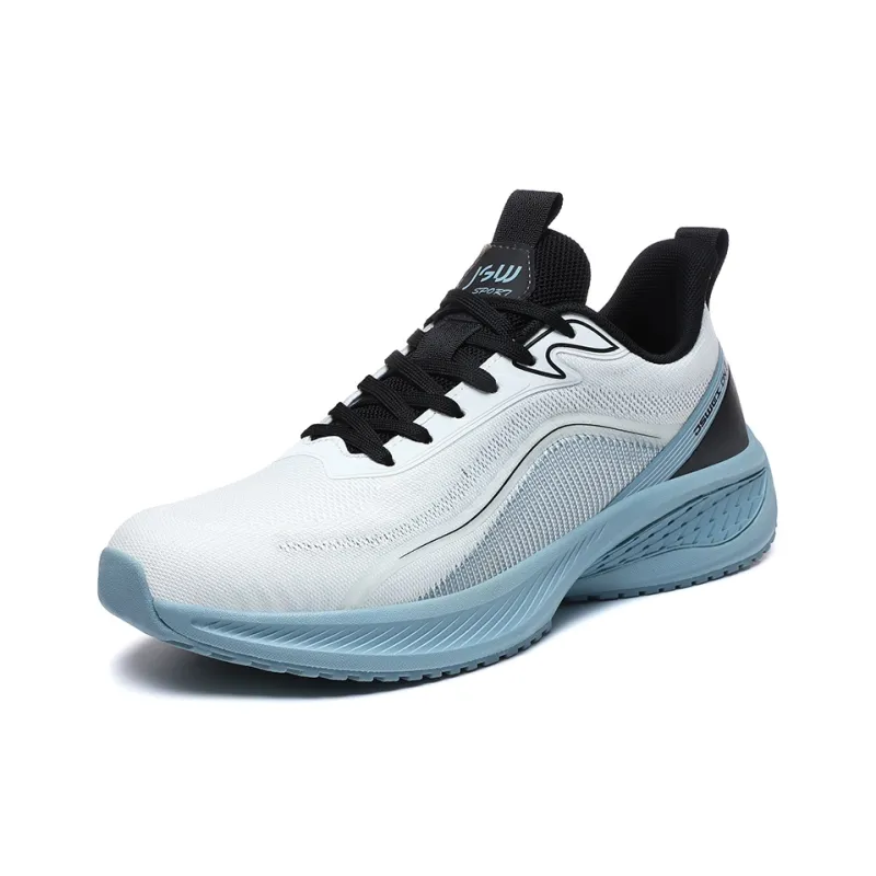 JSWEI Cushioned Slip Resistant Abrasion Resistant Low Top Long Distance Running Running Shoes Men's-5