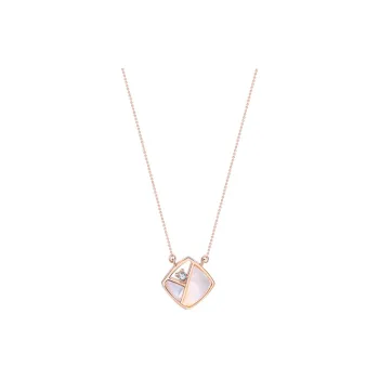 Lockstarfy White Mother Of Pearl Necklaces Women's