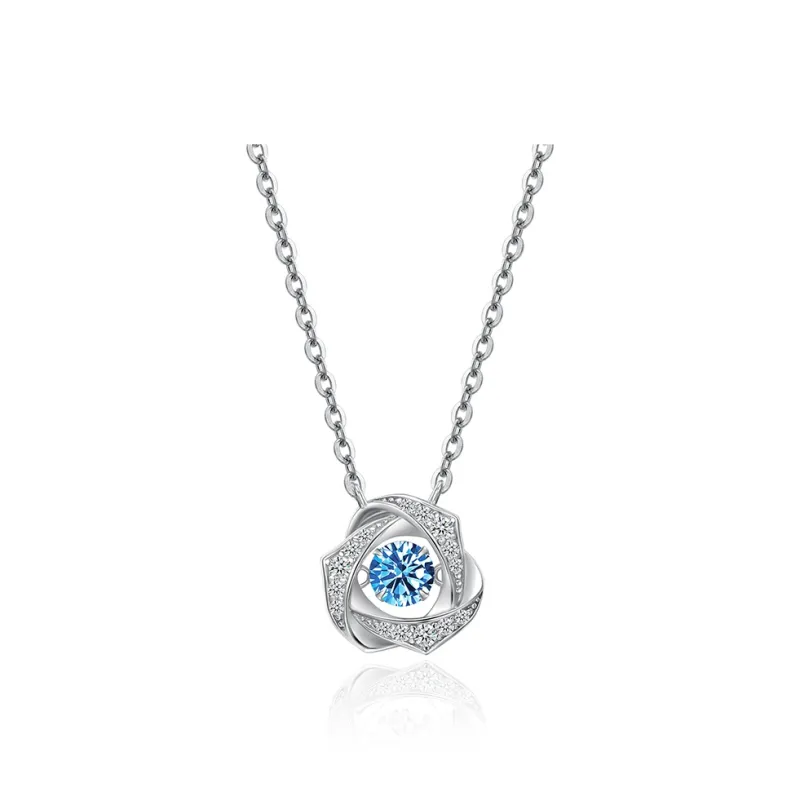 CHIEMOT S925 Silver Collarbone Chain Women's-1