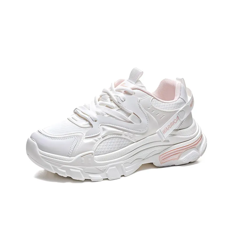 Warrior Wear-Resistant Height Increasing Low-Top Chunky Sneakers Women's-1