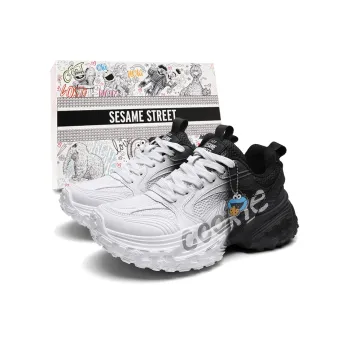 SESAME STREET Cushioning Slip Resistant Breathable Lightweight Height Increasing Thermal Low Top Casual Shoes Unisex