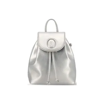 ALICE MARTHA Artificial Leather Backpack Women's Silver