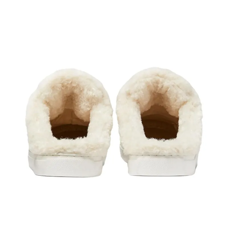 Kate Spade Wrap-toe Slippers Women's White Brown-4