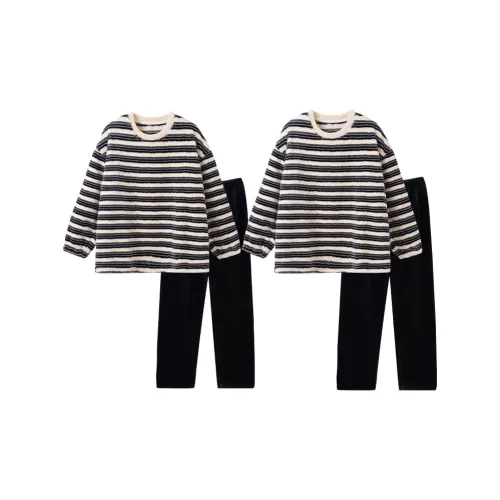 ABAOLI Pajama Set Unisex 2 Sets Image Color