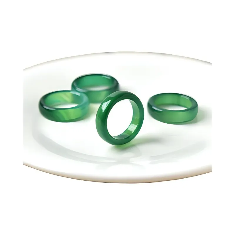 Tokai Family Agate Jade Rings Unisex-10
