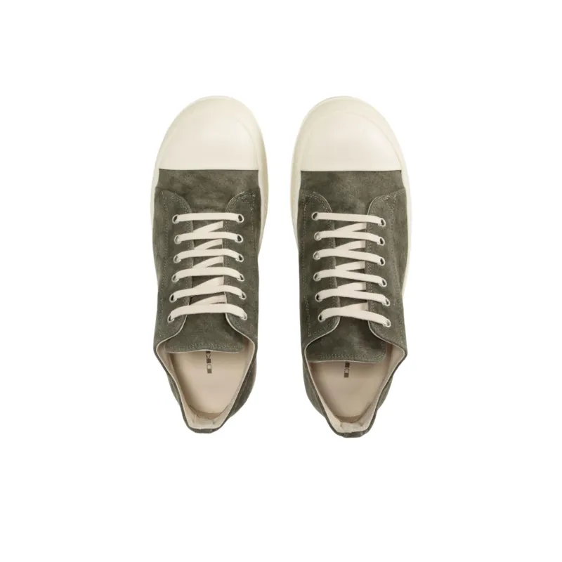 Rick Owens DRKSHDW Low Top Skateboard Shoes Men's Green-3