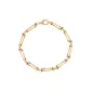 Black White Gemstone Bone Bracelet